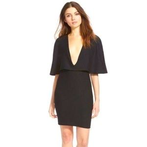 Missguided Deep V Cape Dress